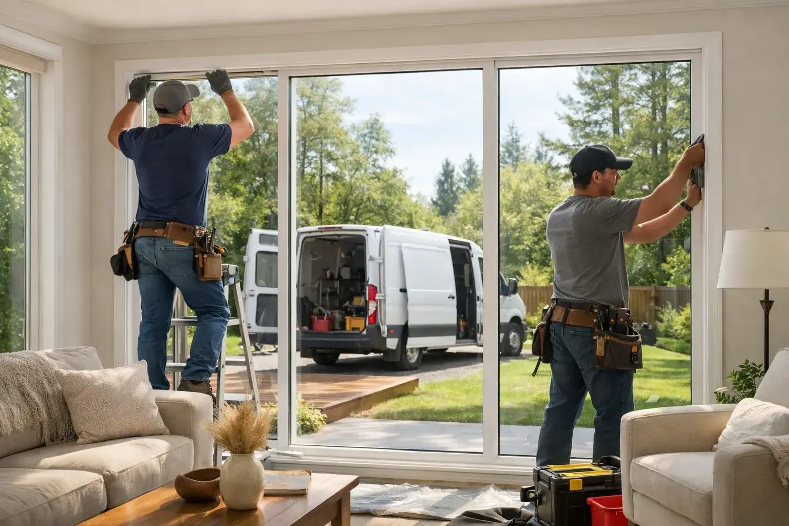 Greer — window installation